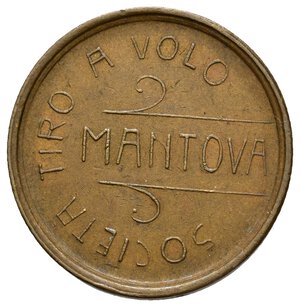 reverse: GETTONE 2 Lire TIRO A VOLO Mantova 