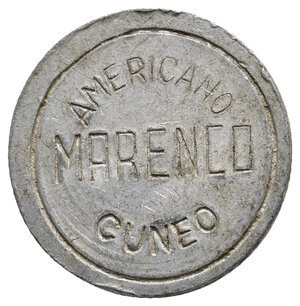 obverse: Gettone Americano Marenco Cuneo  
