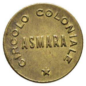 obverse: GETTONE Circolo Coloniale Asmara 