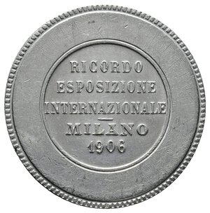 reverse: GETTONE Expo Milano 1906 