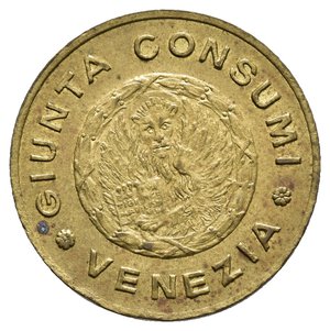 reverse: Gettone Giunta Consumi Venezia 10 centesimi 1925 