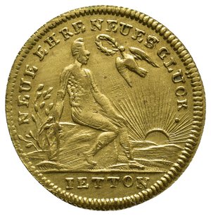 reverse: Gettone settecentesco con imperatore Prussia 