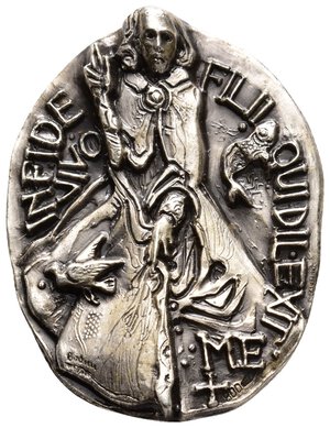 reverse: Medaglia Vaticano Paolo VI argento 1968 , opus Bodini 46,5 grammi lotto yur 