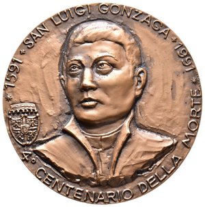reverse: MANTOVA - Giovanni paolo II  , Medaglia Visita 1991, AE Diam.50 mm 