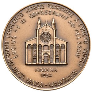 obverse: Medaglia 800 Anniversario Duomo di Modena 1984, AE Diam.44 mm  