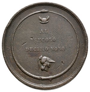 reverse: Medaglia Antonio Canova, Celebrazione XIX Secolo, inc.Putinati diam. 34,3 mm 