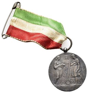 obverse: medaglia Collegio San Vincenzo Piacenza 1917-18 diam.32 mm 