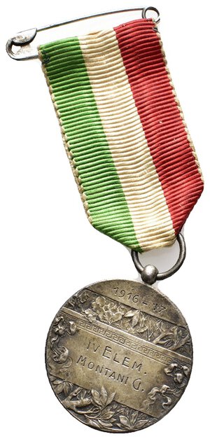 obverse: medaglia Collegio San Vincenzo Piacenza 1916-17 diam.32 mm 