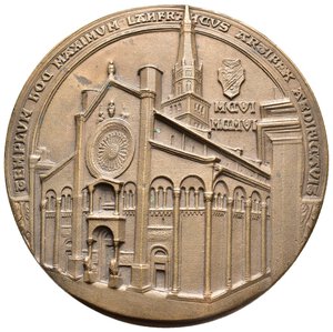 reverse: Medaglia Duomo di Modena ,1906 RARA SOLO 100 Pezzi coniati diam.88 mm 