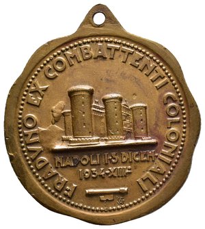reverse: Medaglia Fascista 1934, Raduno Ex combattenti Coloniali diam.35 mm 