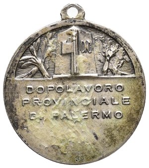 obverse: Medaglia Fascista Dopolavoro Palermo diam.30,5 mm 