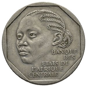 reverse: GABON - 500 Francs 1985 