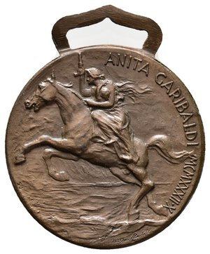 obverse: Medaglia GIUSEPPE GARIBALDI , 1932 AE Diam.30,3 mm 
