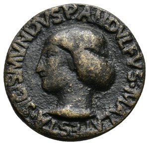 obverse: Medaglia in bronzo di Matteo De’ Pasti per Sigismondo Pandolfo Malatesta, Rimini, fusione