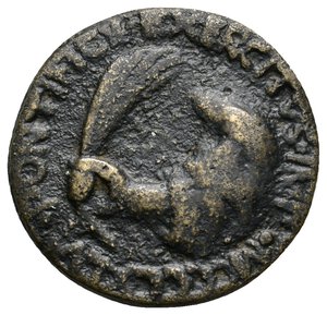 reverse: Medaglia in bronzo di Matteo De’ Pasti per Sigismondo Pandolfo Malatesta, Rimini, fusione