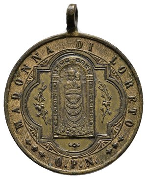 reverse: Medaglia Religiosa Loreto 1894 