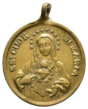 obverse: Medaglia Religiosa Santissimo cuore di Maria
