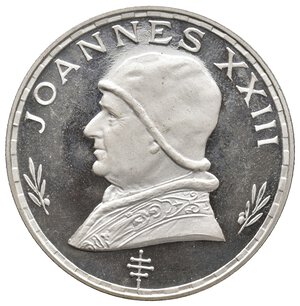 obverse: GUINEA EQUATORIALE   75 Pesetas argento 1970 GIOVANNI XXIII Proof 