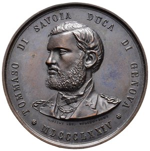 obverse: Medaglia Tommaso di Savoia - Regia Marina 1874 diam.51 mm 