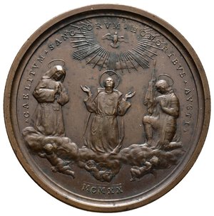 obverse: Medaglia Vaticano - Benedetto XV, Bronzo , Anno VI , Diam.43,8 mm
