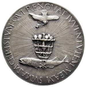 reverse: Medaglia Vaticano PIO XI Giubileo Sacerdotale 1929 Argento  In scatola ,diam.50,5 mm 