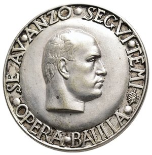 obverse: Spilla Fascista OPERA BALILLA 