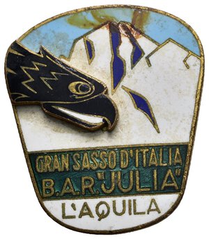obverse: SPILLA L Aquila Gran Sasso d  italia , Smaltata