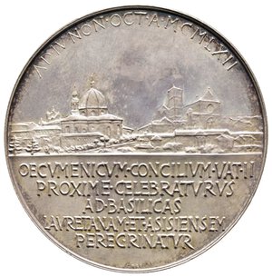 reverse: VATICANO - Giovanni XXIII, Medaglia argento 1962 Concilio , diam.44 mm  