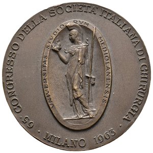 obverse: Medaglia 1963 Congresso Societa  italiana Chirurghi diam.54,8 mm