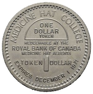 obverse: CANADA Token 1 dollaro 