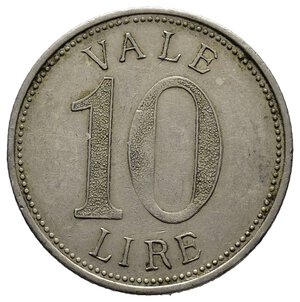 reverse: Gettone 10 lire Dalmine