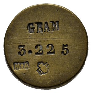reverse: Peso monetale 10 lire