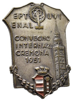 obverse: Spilla Cremona 1951 
