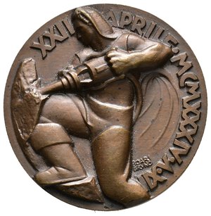 obverse: Medaglia Fascista Direttissima Bologna -Firenze 1934 diam.39 mm