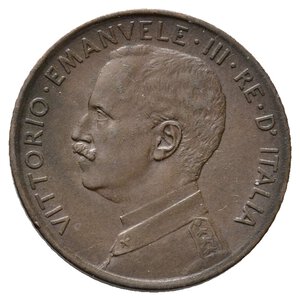 reverse: Vittorio Emanuele III- 2 Centesimi  Prora 1916- Frattura di conio su cifra 6  
