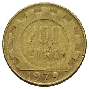 reverse: 200 Lire 1979 COLLO A PUNTA  