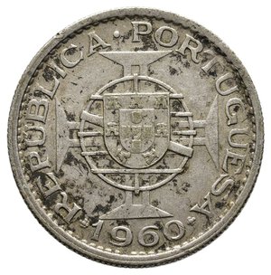 reverse: MOZAMBICO  10 Escudos argento  1960 