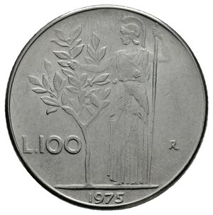 obverse: FALSO EPOCA  100 Lire 1975 