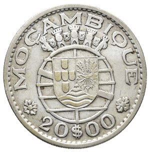 obverse: MOZAMBICO  20 Escudos argento 1960