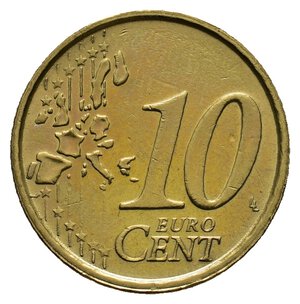reverse: ITALIA 10 Eurocent 2002  ERRORE EVANESCENTE 