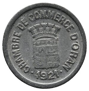 reverse: ORANO - 10 Centimes 1921 Chambre de commerce 