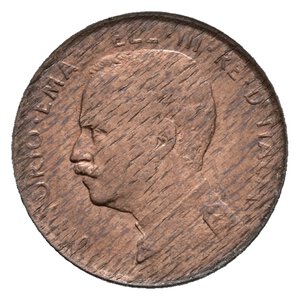 reverse: Vittorio Emanuele III 1 Centesimo PRORA 1915, ERRORE EVANESCENTE