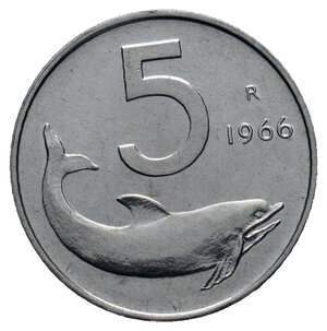 obverse: 5 Lire 1966 FDC 