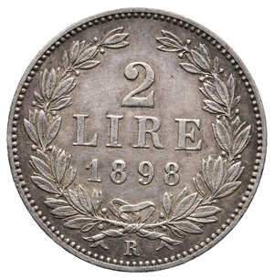 obverse: SAN MARINO 2 Lire argento 1898 