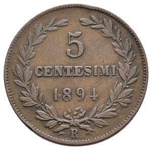 obverse: SAN MARINO 5 Centesimi 1894 