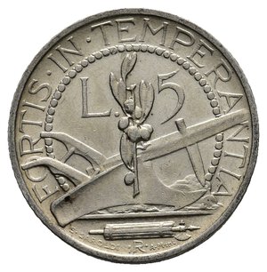 reverse: SAN MARINO 5 Lire argento 1936