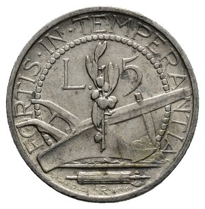 reverse: SAN MARINO 5 Lire argento 1938