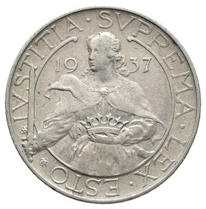 reverse: SAN MARINO 10 Lire argento 1937