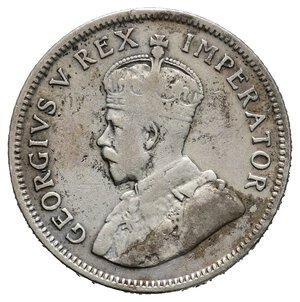 reverse: SUD AFRICA - George V Shilling argento 1926 