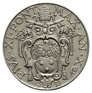 reverse: VATICANO Pio XI  50 Centesimi 1931 